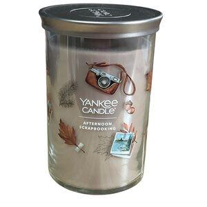 Yankee Candle Afternoon Scrapbooking 20 oz. Signature Large Tumbler Candle